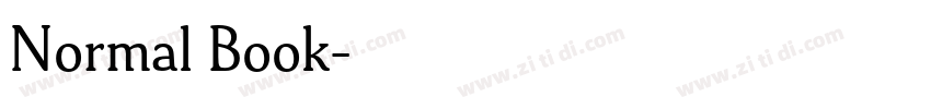 Normal Book字体转换